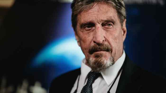 John McAfee Running for 2020 Presidential Election on Pro-Cryptocurrency Platform