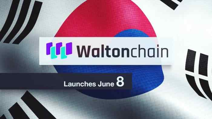 Korean Government Licensed Walton Blockchain Institute Launches June 8