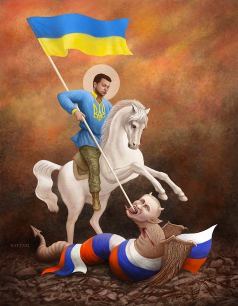 St. Zelenskyy – Buy An Astonishing Artwork For Supporting Ukraine In The Midst Of War