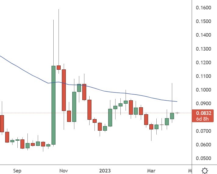doge price